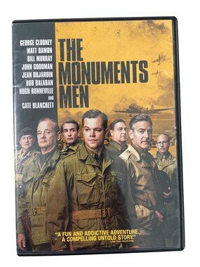 The Monuments Men DVD George Clooney Matt Damon WWII War Drama Sony Pictures